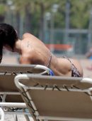 Lucy Watson in Bikini in Barcelona