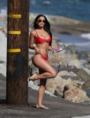 Melissa Riso at 138 Water Bikini Photoshoot in Malibu