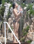 Michelle Rodriguez at a Pool at Hotel Du Cap-Eden-Roc in Antibes, France