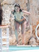Michelle Rodriguez at a Pool at Hotel Du Cap-Eden-Roc in Antibes, France
