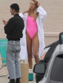 Romee-Strijd-in-Pink-Swimsuit-5