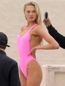 Romee-Strijd-in-Pink-Swimsuit-9
