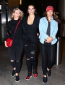 Adriana Lima Leaving Nobu In New York