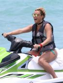 Britney Spears Booty in Bikini at a Beach in Miami