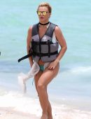 Britney Spears Booty in Bikini at a Beach in Miami