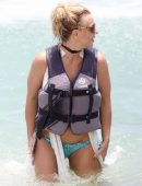 Britney Spears Booty in Bikini at a Beach in Miami