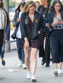 Chloe Grace Moretz Leggy, Out and About in NYC