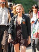 Chloe Grace Moretz Leggy, Out and About in NYC