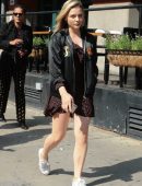 Chloe Grace Moretz Leggy, Out and About in NYC