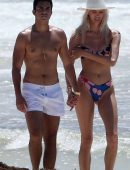 Devon Windsor in Bikini at the Beach in Tulum