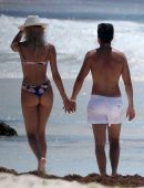 Devon Windsor in Bikini at the Beach in Tulum