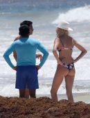 Devon Windsor in Bikini at the Beach in Tulum