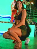 Dua Lipa Performing Live at Bayfront Park Amphitheater in Miami