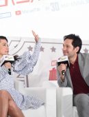 Evangeline Lilly at the Press Confrence for "Ant-Man and the Wasp" in Taipei, Taiwan
