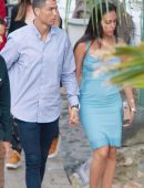 Georgina Rodriguez and Cristiano Ronaldo Out Holding Hands in Malaga