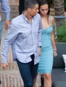 Georgina Rodriguez and Cristiano Ronaldo Out Holding Hands in Malaga