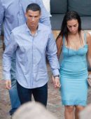 Georgina Rodriguez and Cristiano Ronaldo Out Holding Hands in Malaga