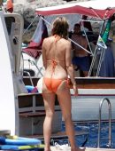 Gwyneth Paltrow in Bikini with Fiance Brad Falchuk on Holiday in Capri