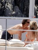 Gwyneth Paltrow in Bikini with Fiance Brad Falchuk on Holiday in Capri