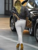 Hilary Duff Booty in Jeans Out in Studio City