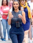 Kim Kardashian Pokies Out in New York