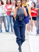 Kim Kardashian Pokies Out in New York