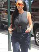 Kim Kardashian Pokies Out in New York