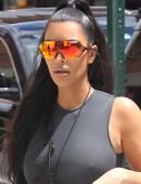 Kim Kardashian Pokies Out in New York