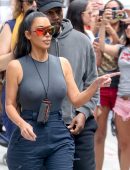 Kim Kardashian Pokies Out in New York
