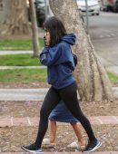 Kourtney Kardashian Booty in Tights Out In West Hollywood