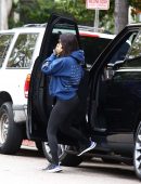 Kourtney Kardashian Booty in Tights Out In West Hollywood