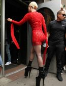 Lady Gaga Arriving at Electric Lady Studios in NYC