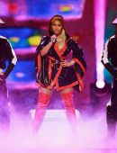Nicki Minaj Performing Onstage at 2018 BET Awards in Los Angeles