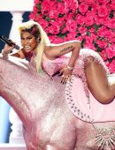 Nicki Minaj Performing Onstage at 2018 BET Awards in Los Angeles
