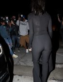 Nicole Scherzinger in See-Through Out in West Hollywood