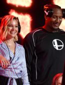 Olivia Holt at Nintendo's 2018 Super Smash Bros Invitational in LA