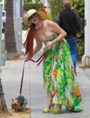 Phoebe Price Upskirt, while Shopping in Beverly Hills