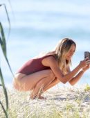 Renee Bargh in Bikini at the Gold Coast