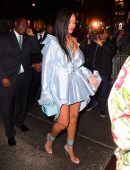 Rihanna Leggy Out and About in NYC