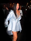 Rihanna Leggy Out and About in NYC