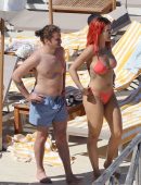 Rita Ora Wearing a Bikini in Tuscany