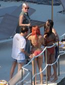 Rita Ora Wearing a Bikini in Tuscany