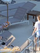 Rita Ora Wearing a Bikini in Tuscany