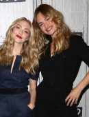 Amanda Seyfried and Lily James at AOL Build in NYC