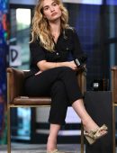 Amanda Seyfried and Lily James at AOL Build in NYC