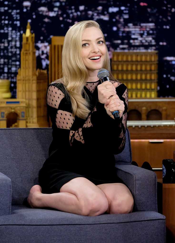 Amanda Seyfried on "The Tonight Show Starring Jimmy Fallon" in NYC