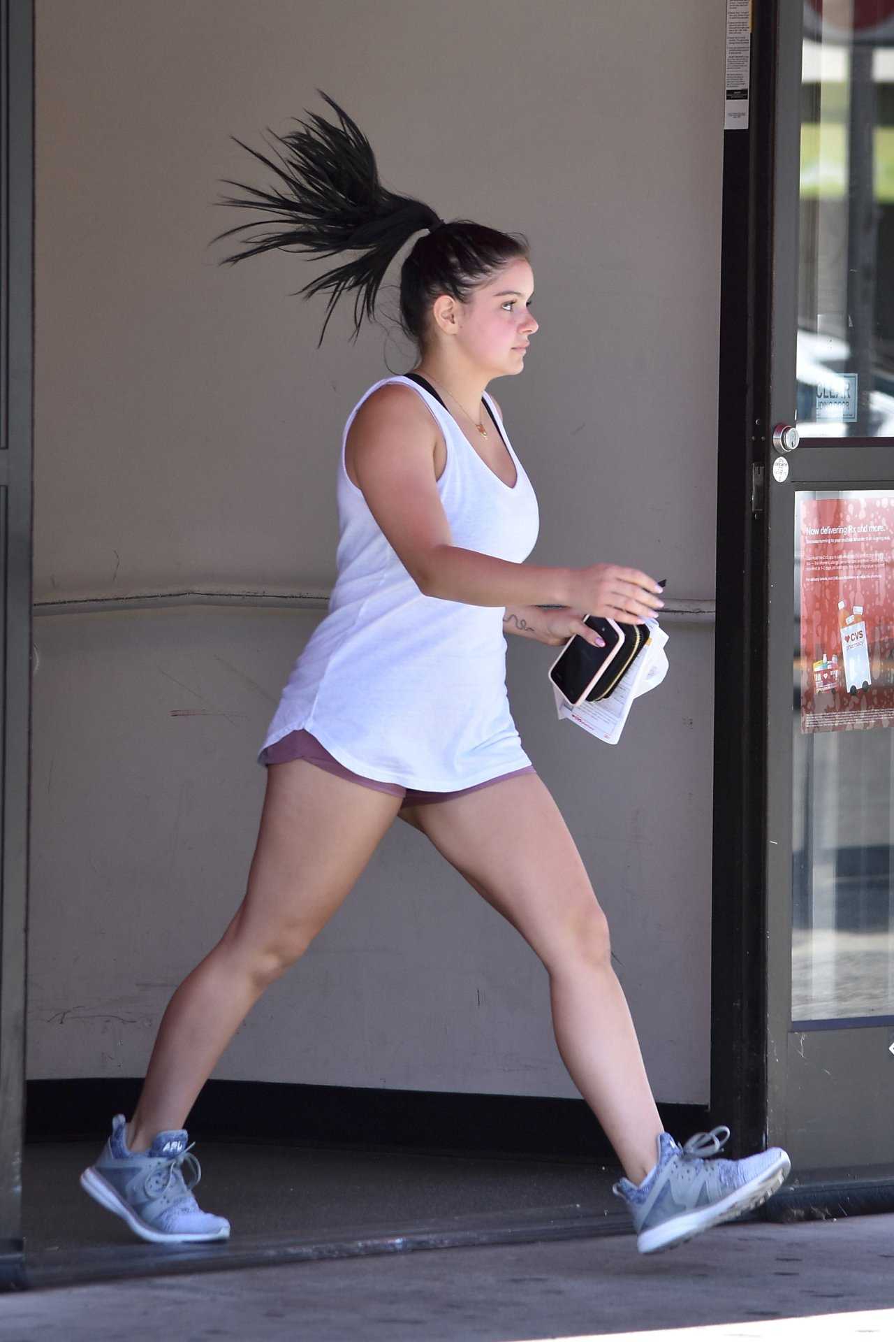 Ariel Winter Leggy in Shorts Out in Los Angeles