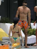 Aurora Ramazzotti Booty in Bikini at a Pool in Miami