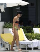 Aurora Ramazzotti Booty in Bikini at a Pool in Miami