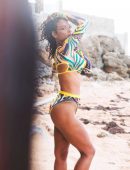 Christina Milian in Swimsuit for a Photoshoot